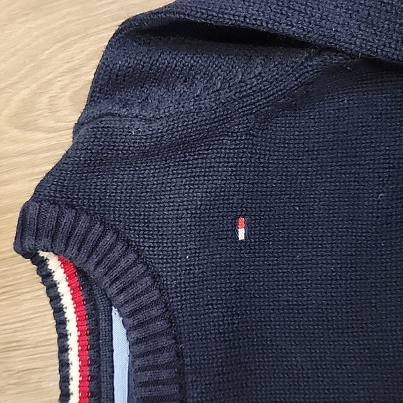 Tommy Hilfiger jersey 6-9m navy - Picture 3 of 4
